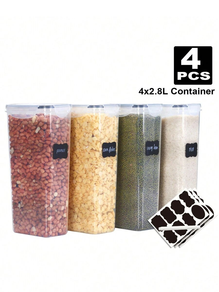 Food Storage Lidl - 1/2/4 Stück luftdichte Vorratsgläser für Lebensmittel,