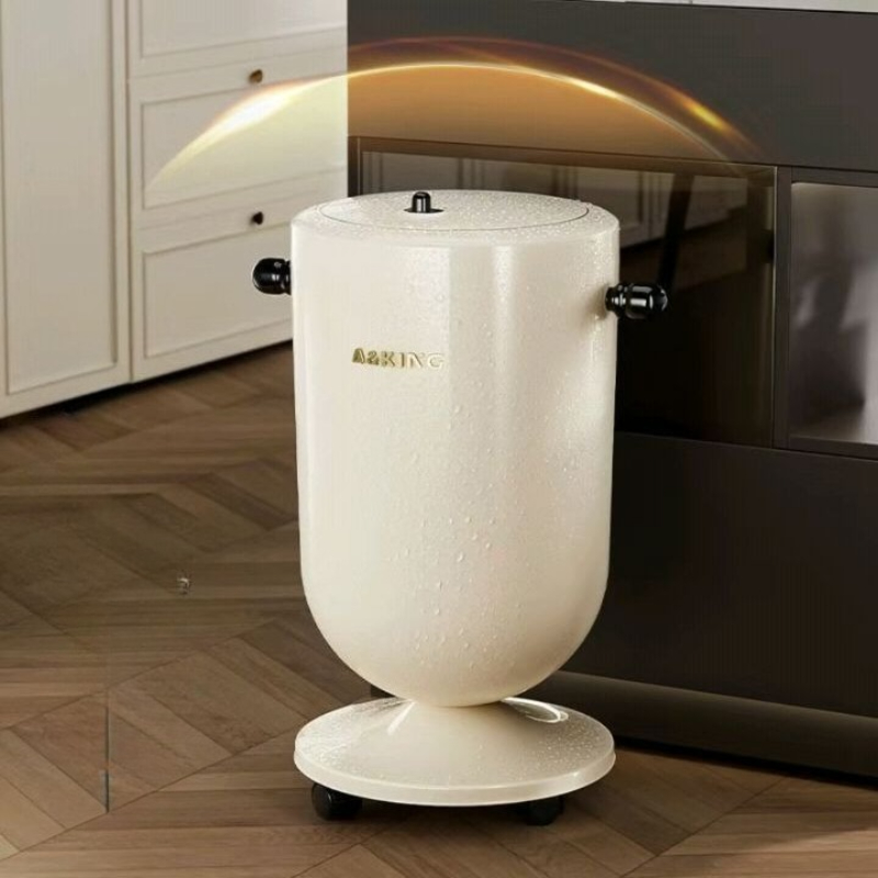 Food Storage With Wheels - Bewegliche Abfalleimer Wohnzimmer Großvolumiger Mülleimer Küche
