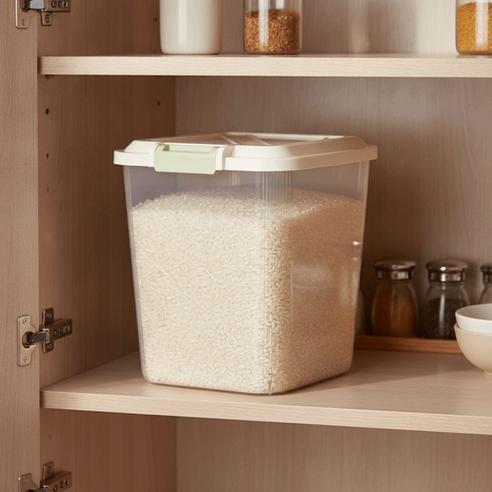 Food Storage With Wheels - Insektensichere Reisaufbewahrungsbox Feuchtigkeitsbeständig mit Rädern Tierfutterbehälter