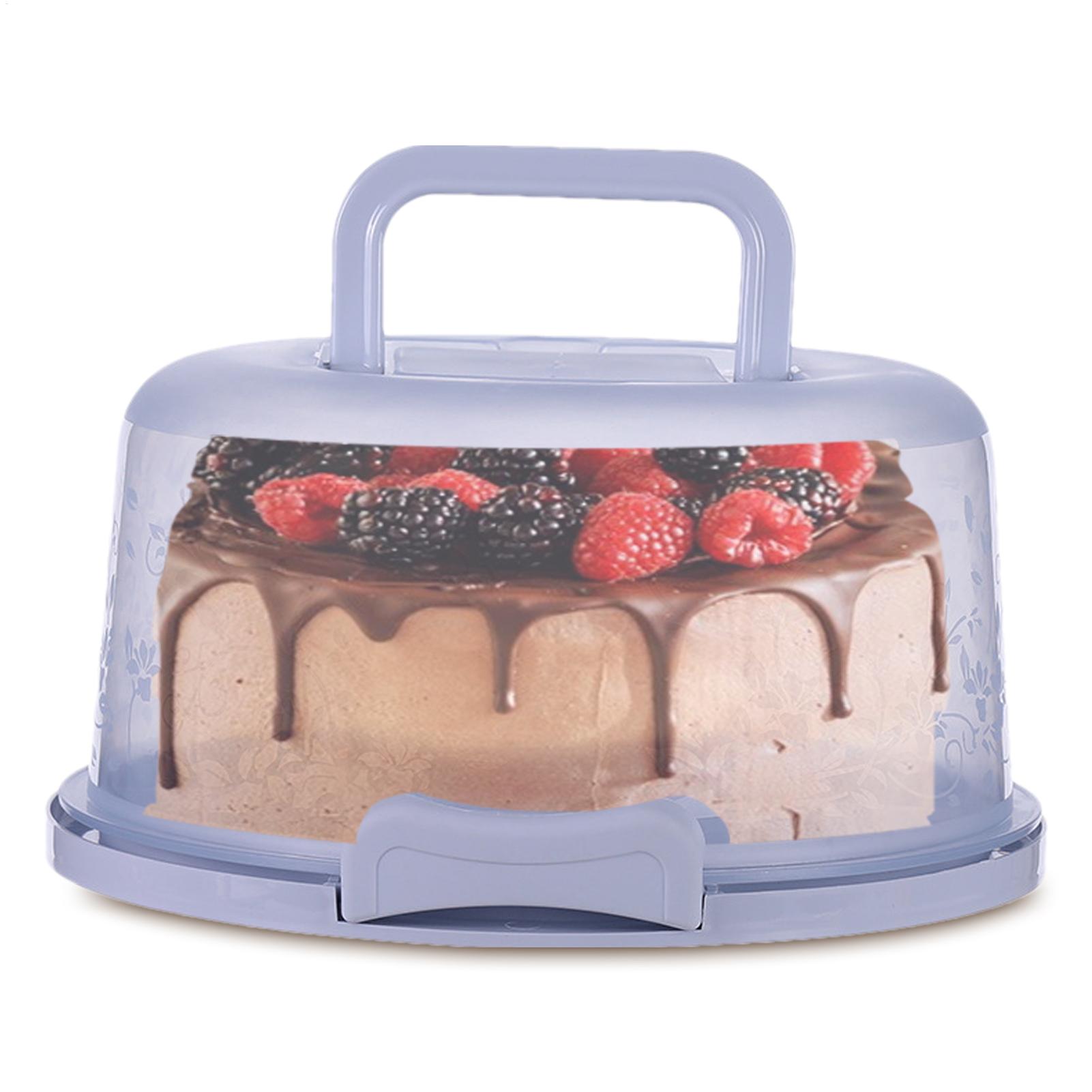 Portion Control Container - Kuchenbehälter, Kuchenbehälter mit Deckel, transparente Kuppel,