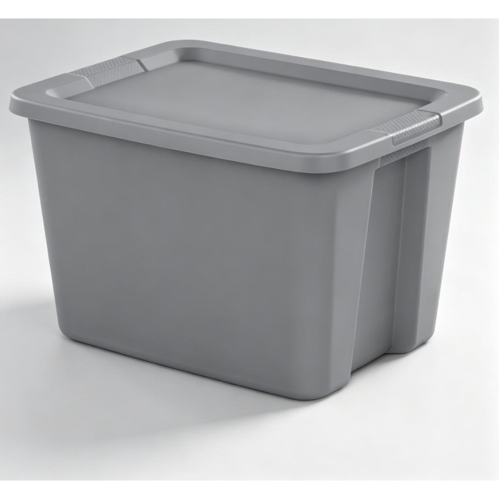 Food Storage Non Toxic - Stapelbarer 18-Gallonen-Kunststoff-Aufbewahrungsbehälter mit tiefem, versenktem Schnappdeckel,