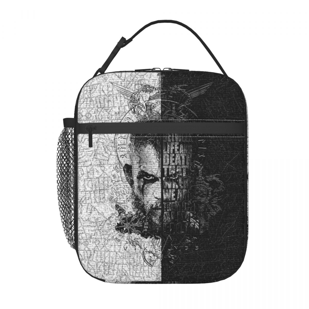 Food Storage Quotes - Benutzerdefinierte Wikinger-König Ragnar Lothbrok Zitate Lunchtasche