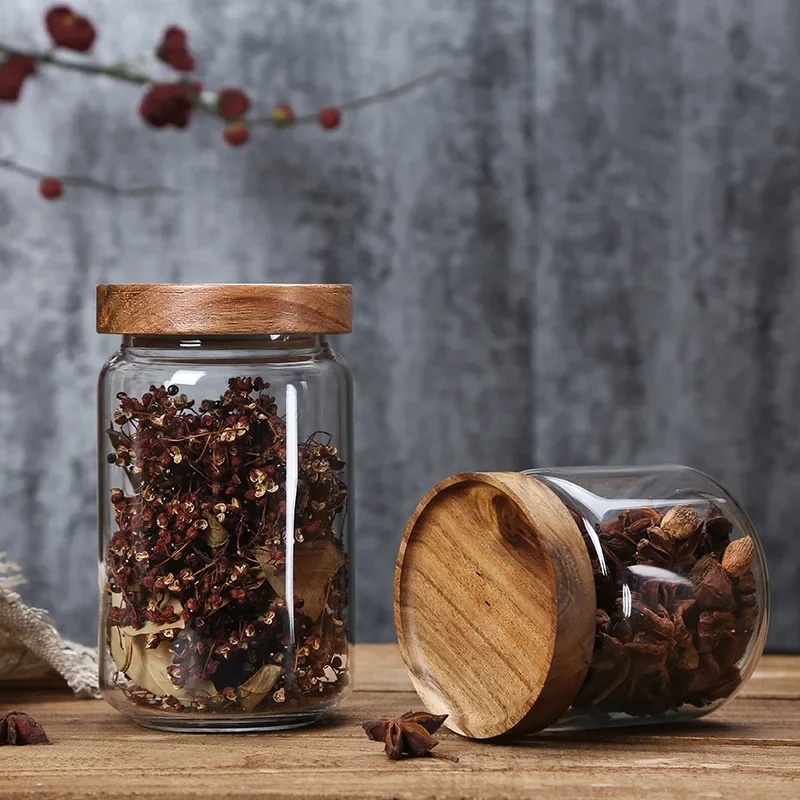 Food Storage Lidl - Küchen-Vorratsglas mit Holzdeckel: Kaffee, Zuckerwürfel, Müsli,