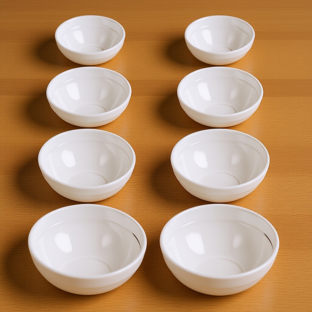 Food Storage Non Toxic - 8-teiliges Lebensmittelechtes Acryl-Set für Ätherische Öle,