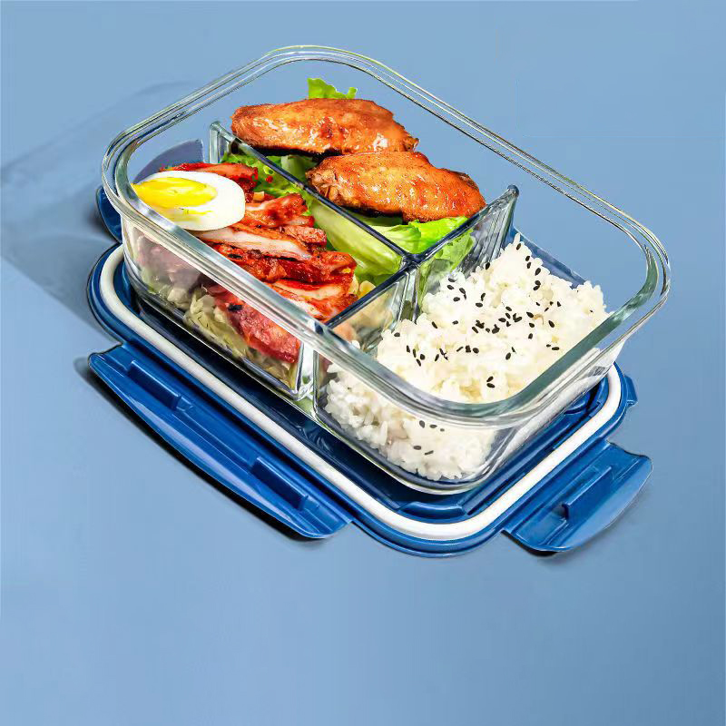 Food Storage With Compartments - Lunchbox im neuen Stil aus Glas,
