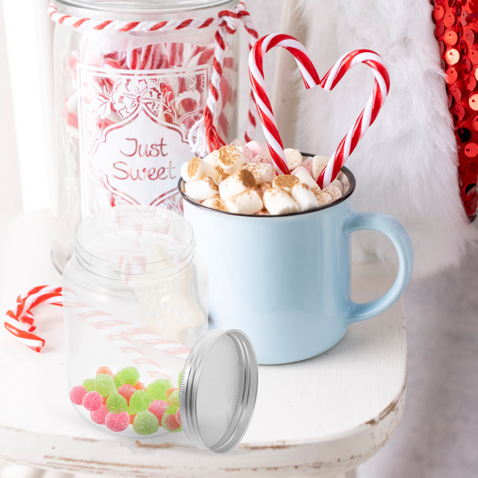 4 Stück durchsichtige Kunststo – Food Storage Jars Airtight Bewertung und Preis