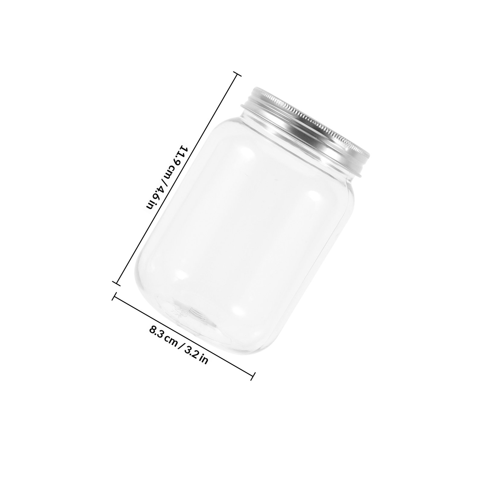 4 Stück durchsichtige Kunststo – Food Storage Jars Airtight Bewertung und Preis