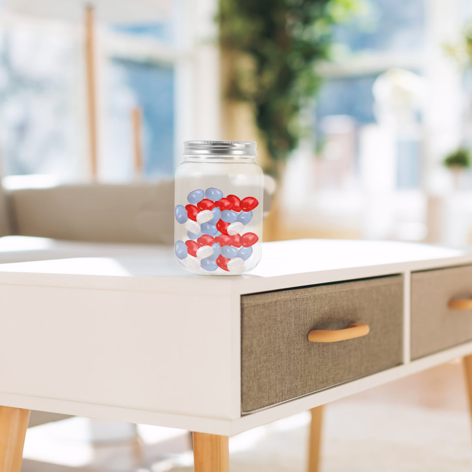 4 Stück durchsichtige Kunststo – Food Storage Jars Airtight Bewertung und Preis