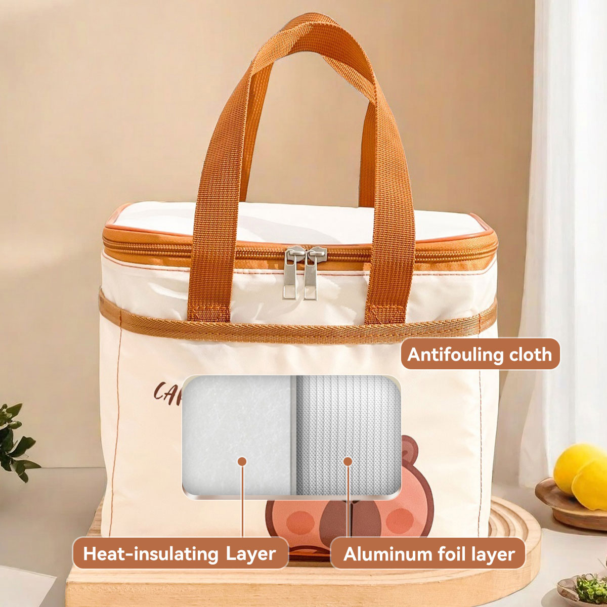 Niedliche Capybara-isolierte L – Food Storage Bags Reusable Bewertung und Preis