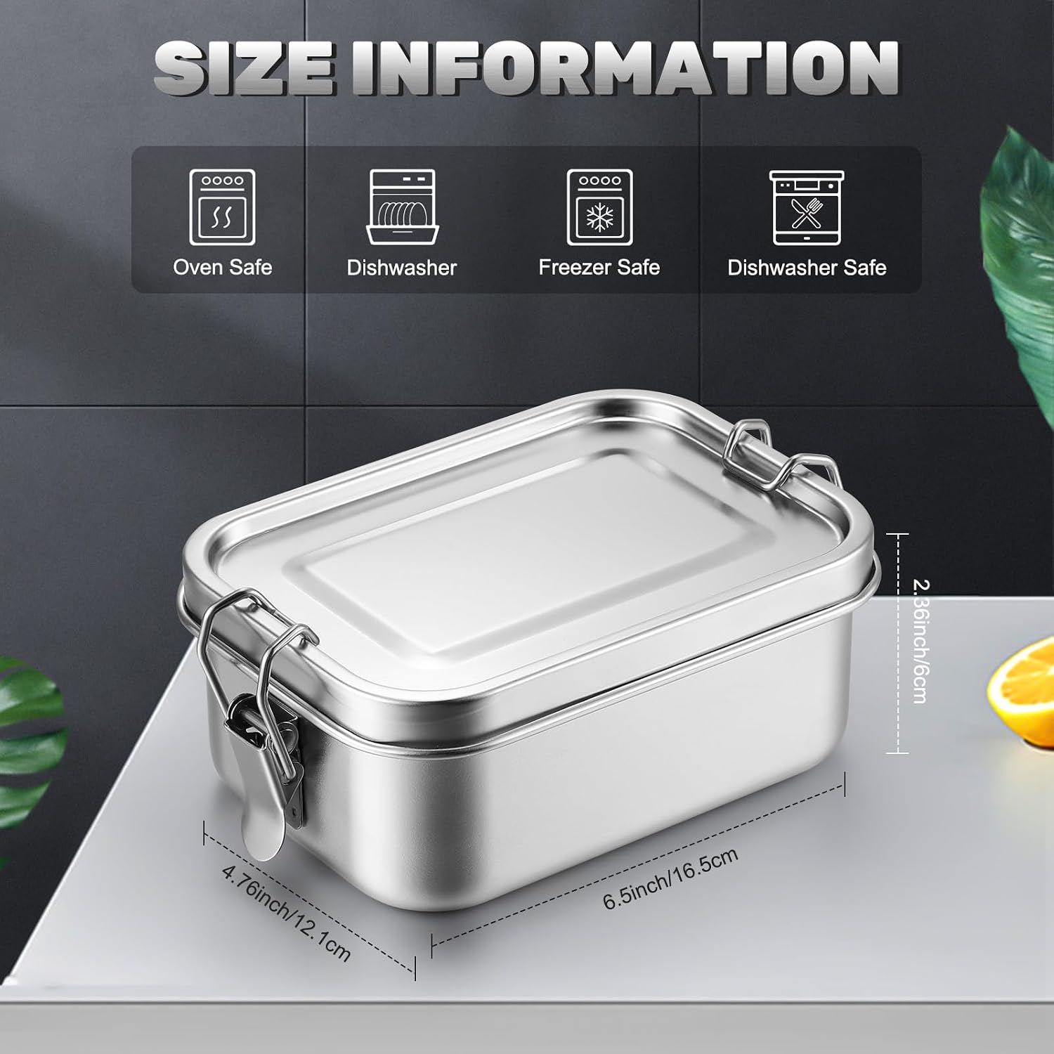 Edelstahl-Lebensmittelbehälter – Food Storage Oven Safe Bewertung und Preis