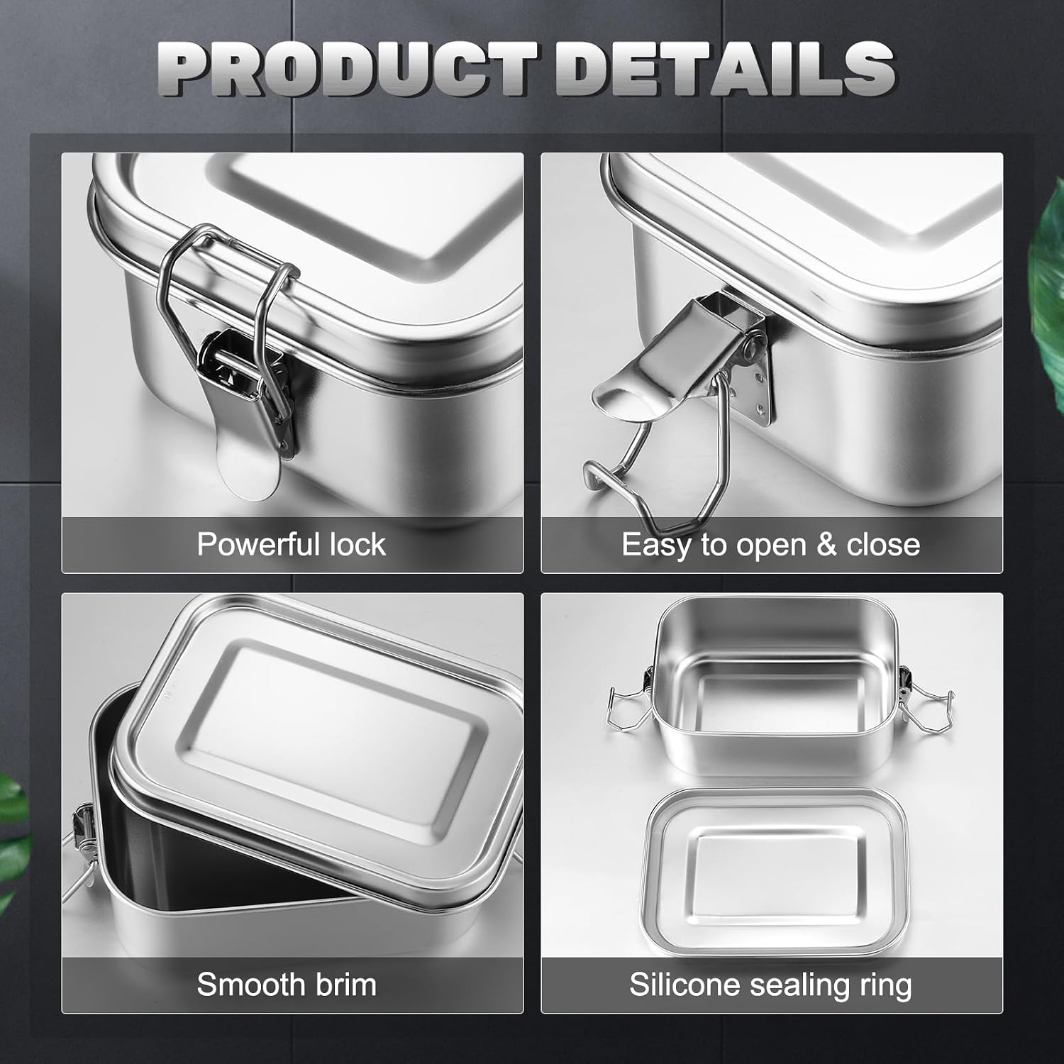 Edelstahl-Lebensmittelbehälter – Food Storage Oven Safe Bewertung und Preis