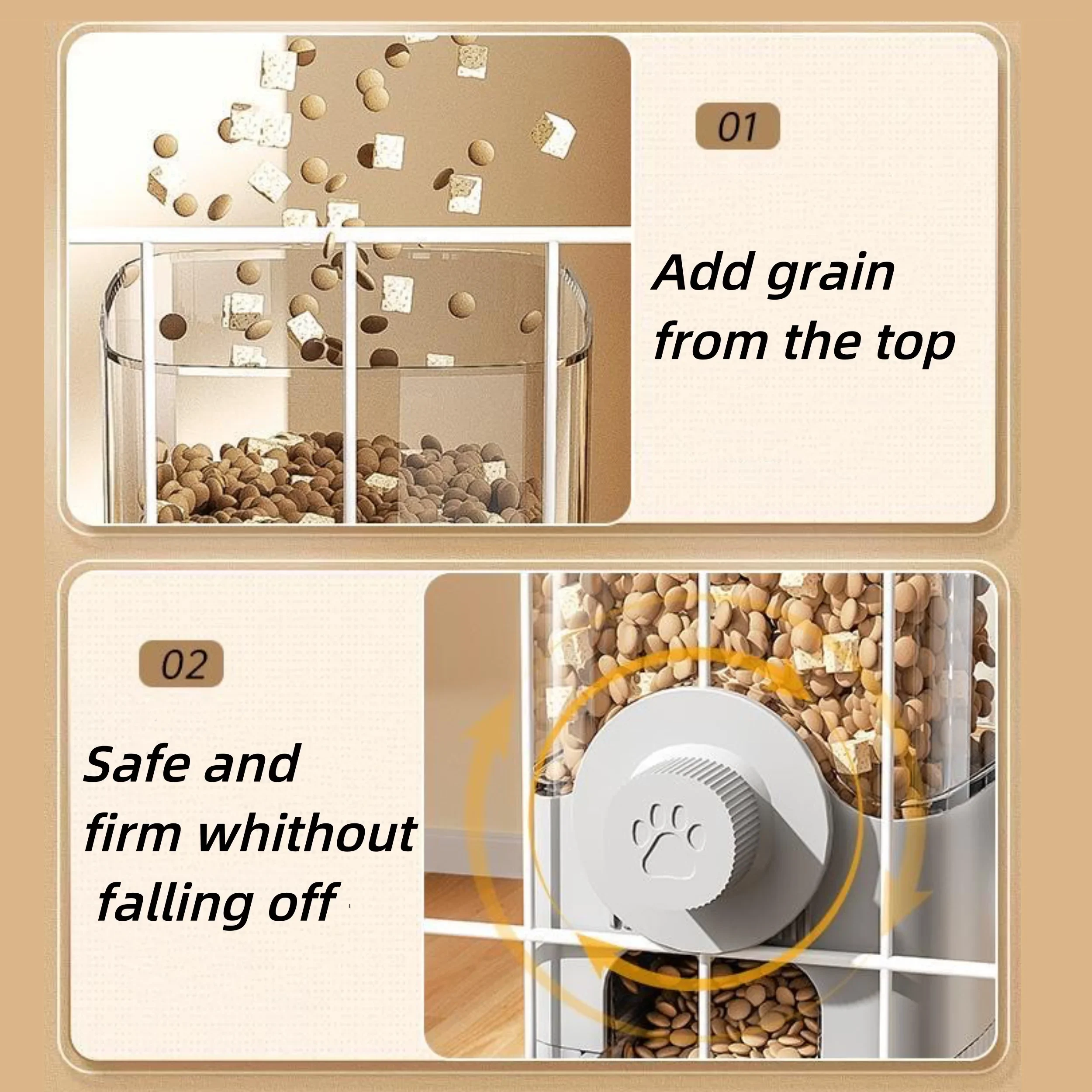Neuer tepy hängender automatis – Portion Control Container Bewertung und Preis