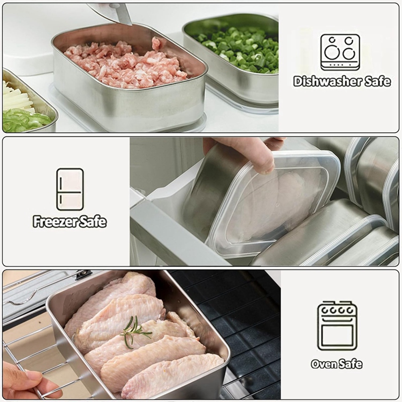 Edelstahlbehälter für Lebensmi – Food Storage Is Bewertung und Preis