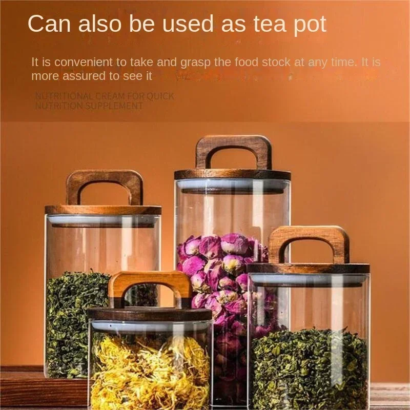 800–2100 ml Glasgefäß mit Holz – Food Storage Lidl Bewertung und Preis