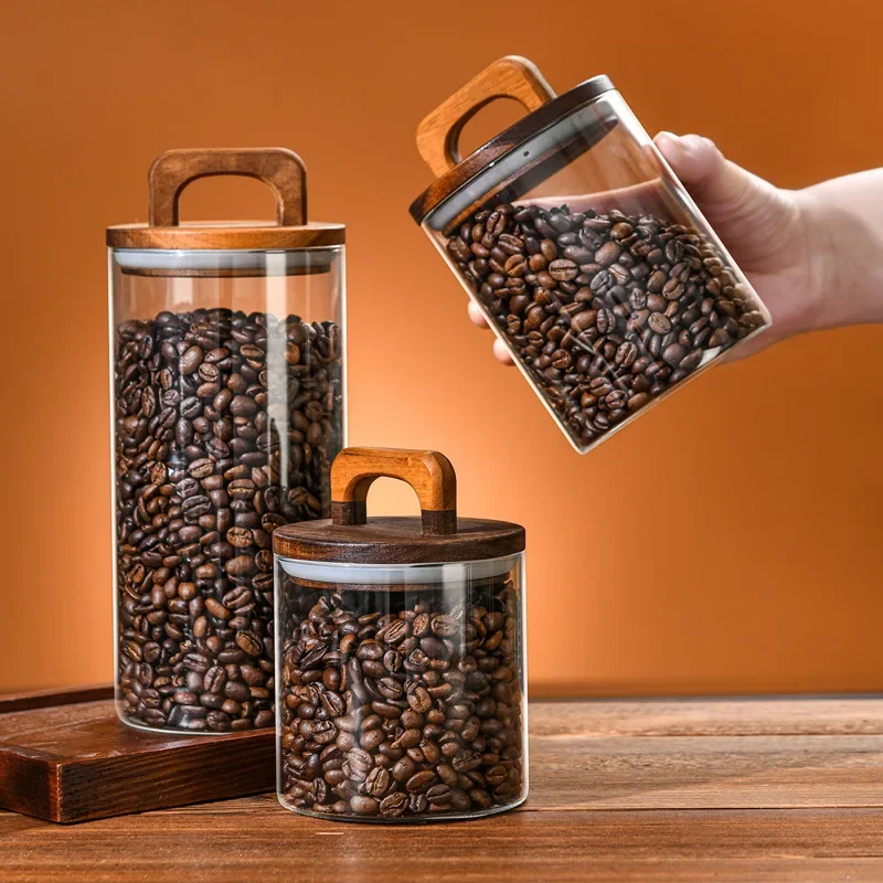 800–2100 ml Glasgefäß mit Holz – Food Storage Lidl Bewertung und Preis