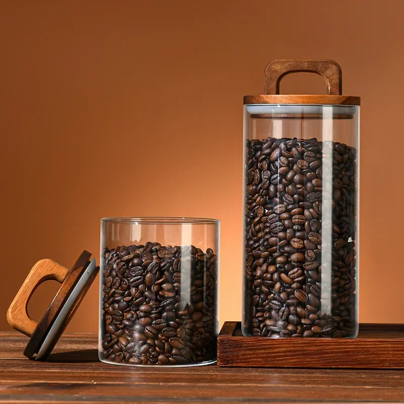 800–2100 ml Glasgefäß mit Holz – Food Storage Lidl Bewertung und Preis