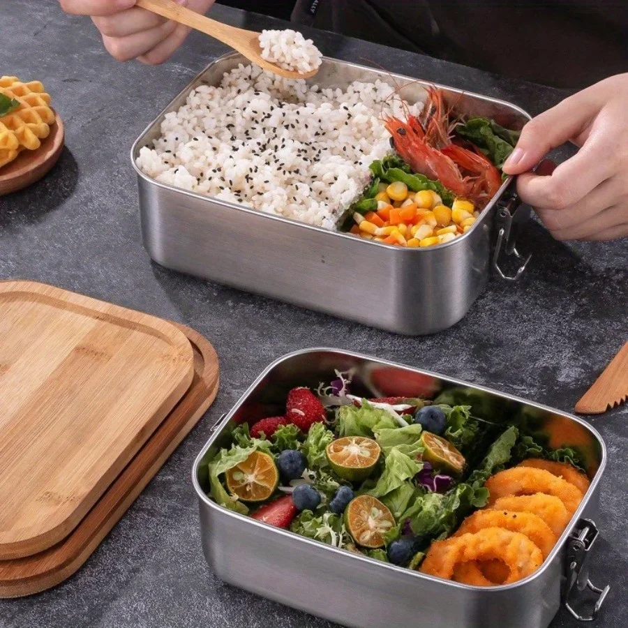 Neue Lunchbox mit Bambusdeckel – Food Storage On Table Bewertung und Preis