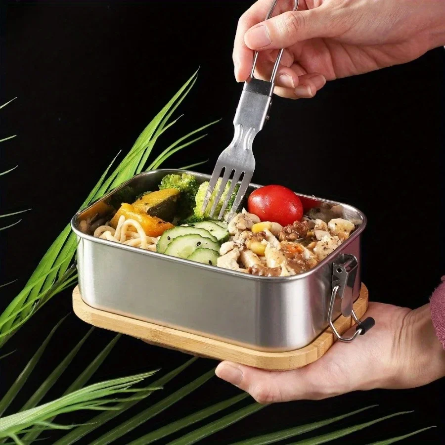 Neue Lunchbox mit Bambusdeckel – Food Storage On Table Bewertung und Preis