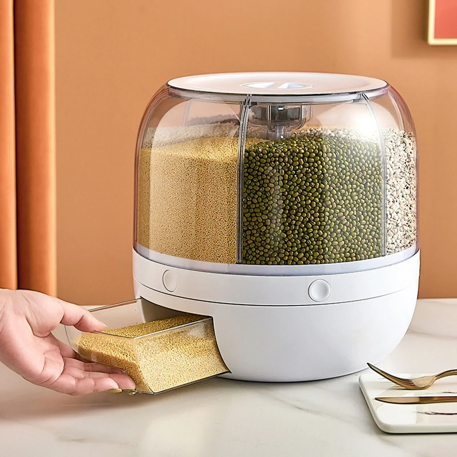 360 mit 6 Fächern °   Rotieren – Food Storage With Compartments Bewertung und Preis