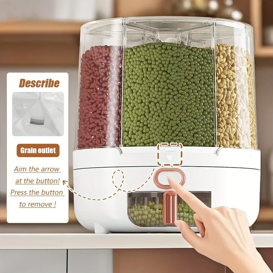 360 mit 6 Fächern °   Rotieren – Food Storage With Compartments Bewertung und Preis