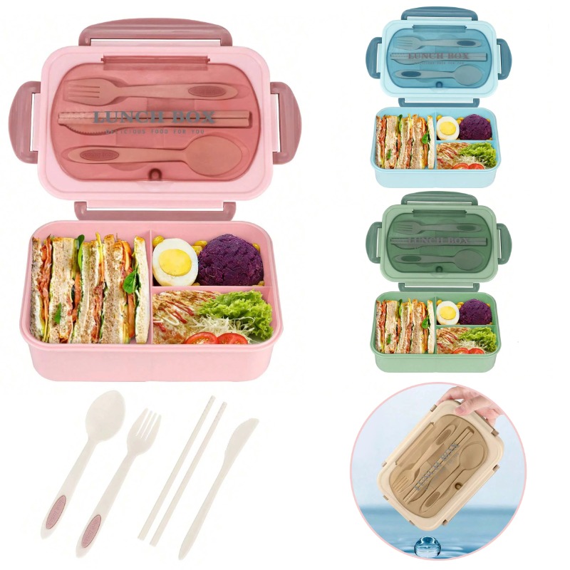 3 Stück/1 Stück Bento-Box für  – Food Storage With Compartments Bewertung und Preis