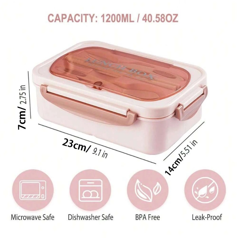 3 Stück/1 Stück Bento-Box für  – Food Storage With Compartments Bewertung und Preis