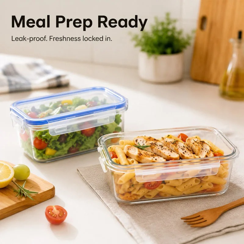 4 Größen Kühlschrank-Aufbewahr – Food Storage Lunch Box Bewertung und Preis