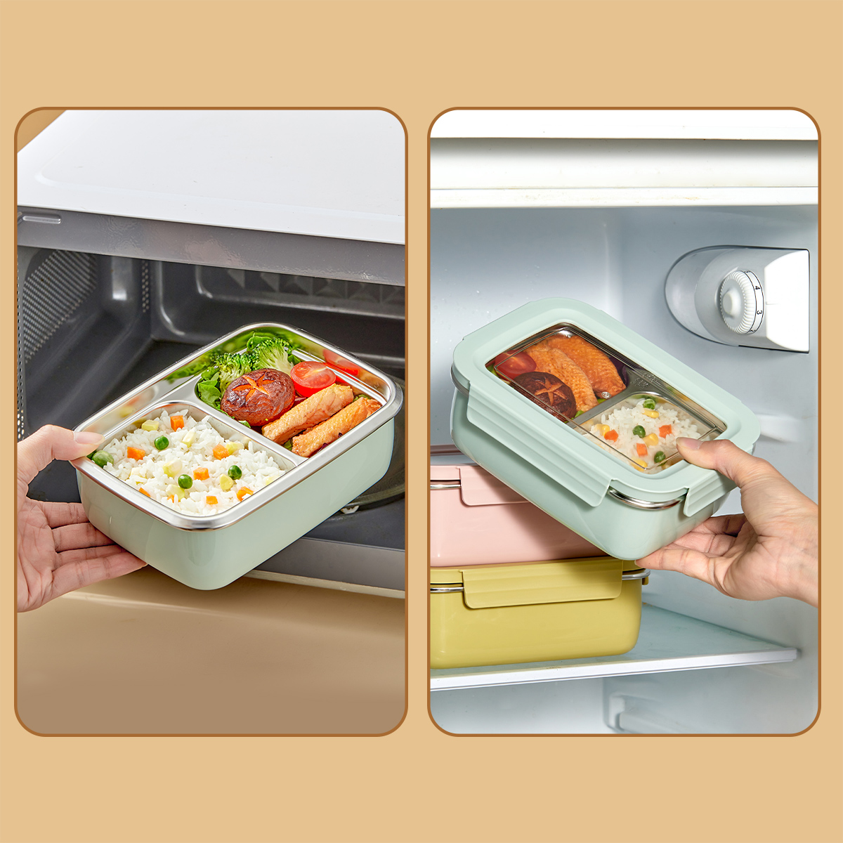 Mikrowellen-Lunchbox mit Fäche – Food Storage With Compartments Bewertung und Preis