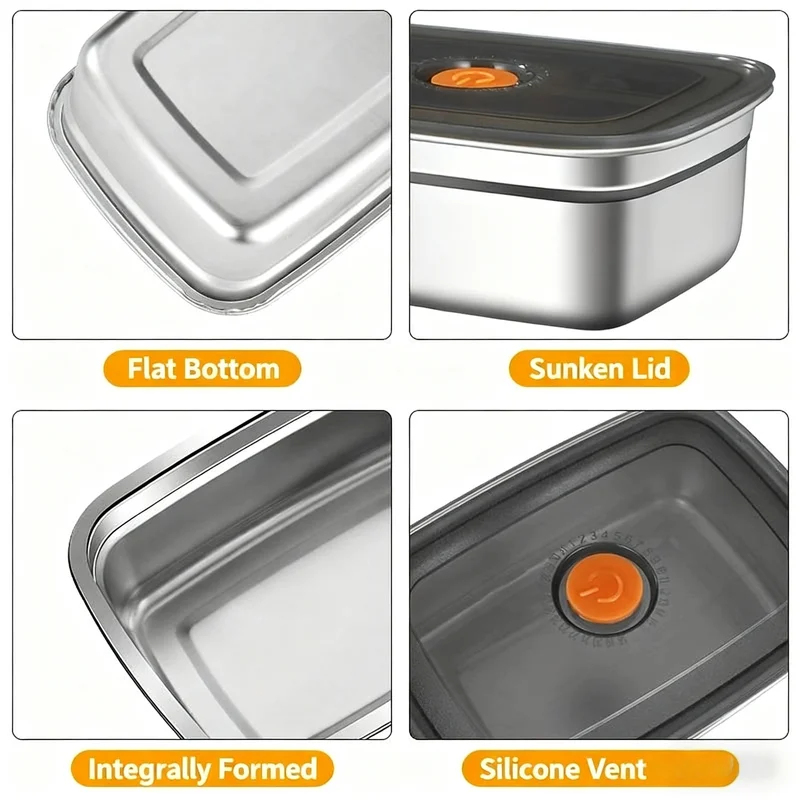 Große Edelstahl-Bento-Box mit  – Food Storage Oven Safe Bewertung und Preis