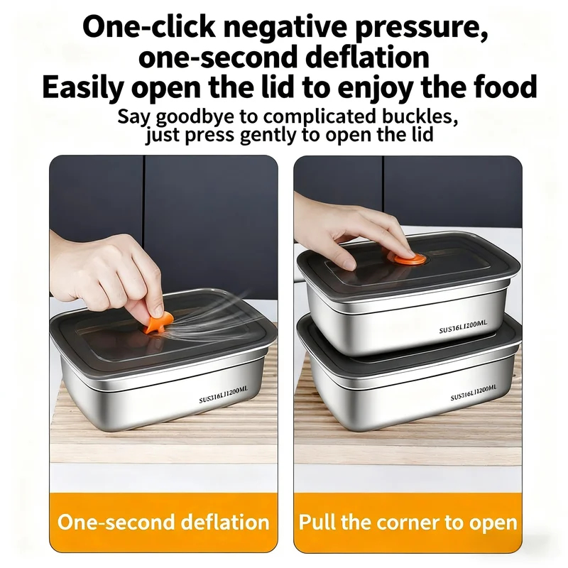 Große Edelstahl-Bento-Box mit  – Food Storage Oven Safe Bewertung und Preis