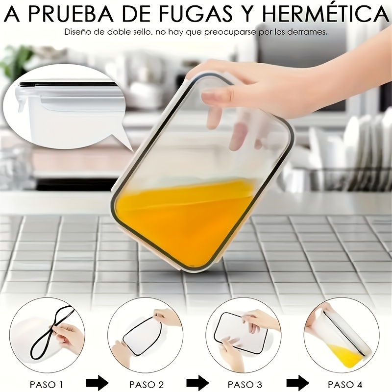 8-teiliges Set mit 4 Behältern – Food Storage On Table Bewertung und Preis