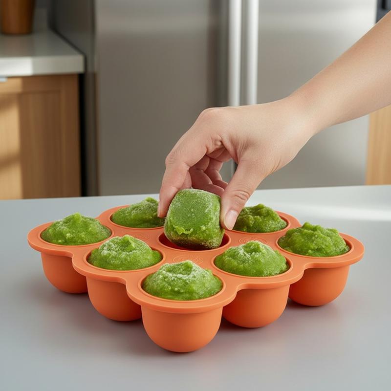 Baby-Nahrung Silikonbehälter 9 – Food Storage 1 Year Bewertung und Preis