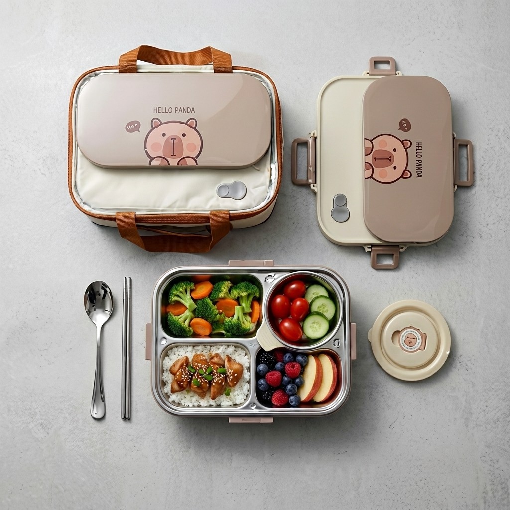 304 Edelstahl Bento Lunchbox-S – Food Storage With Compartments Bewertung und Preis