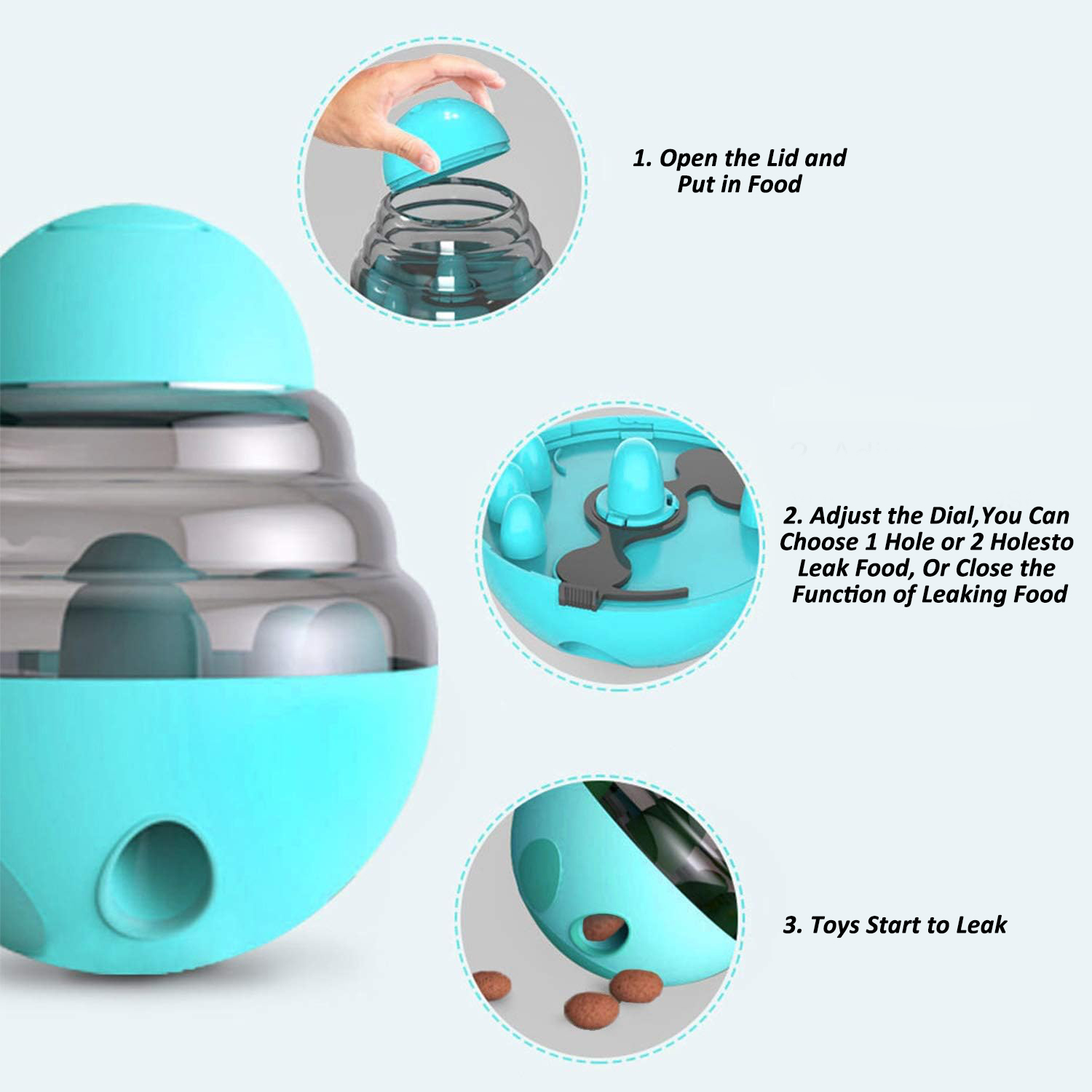 Interaktiver Futterspender für – Portion Control Container Bewertung und Preis
