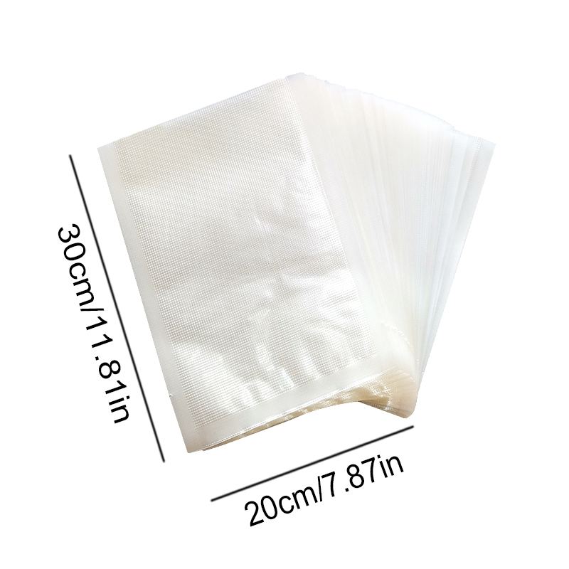 100 Stück 20x30cm Vakuumbeutel – Food Storage Bags Reusable Bewertung und Preis