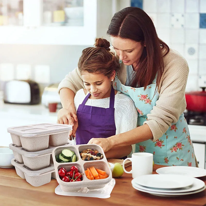 4 Gitter Lebensmittel Aufbewah – Food Storage With Compartments Bewertung und Preis