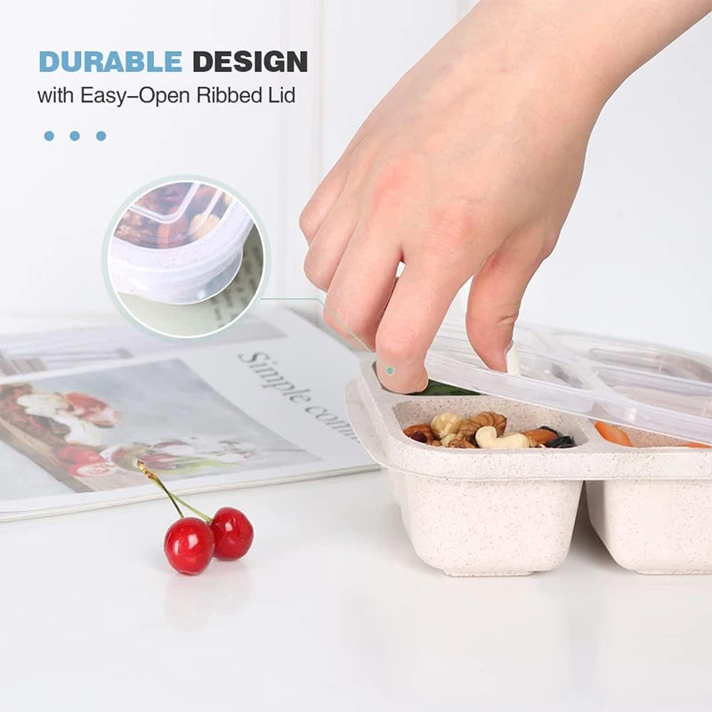 4 Gitter Lebensmittel Aufbewah – Food Storage With Compartments Bewertung und Preis