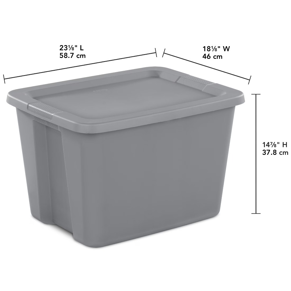 Stapelbarer 18-Gallonen-Kunsts – Food Storage Non Toxic Bewertung und Preis
