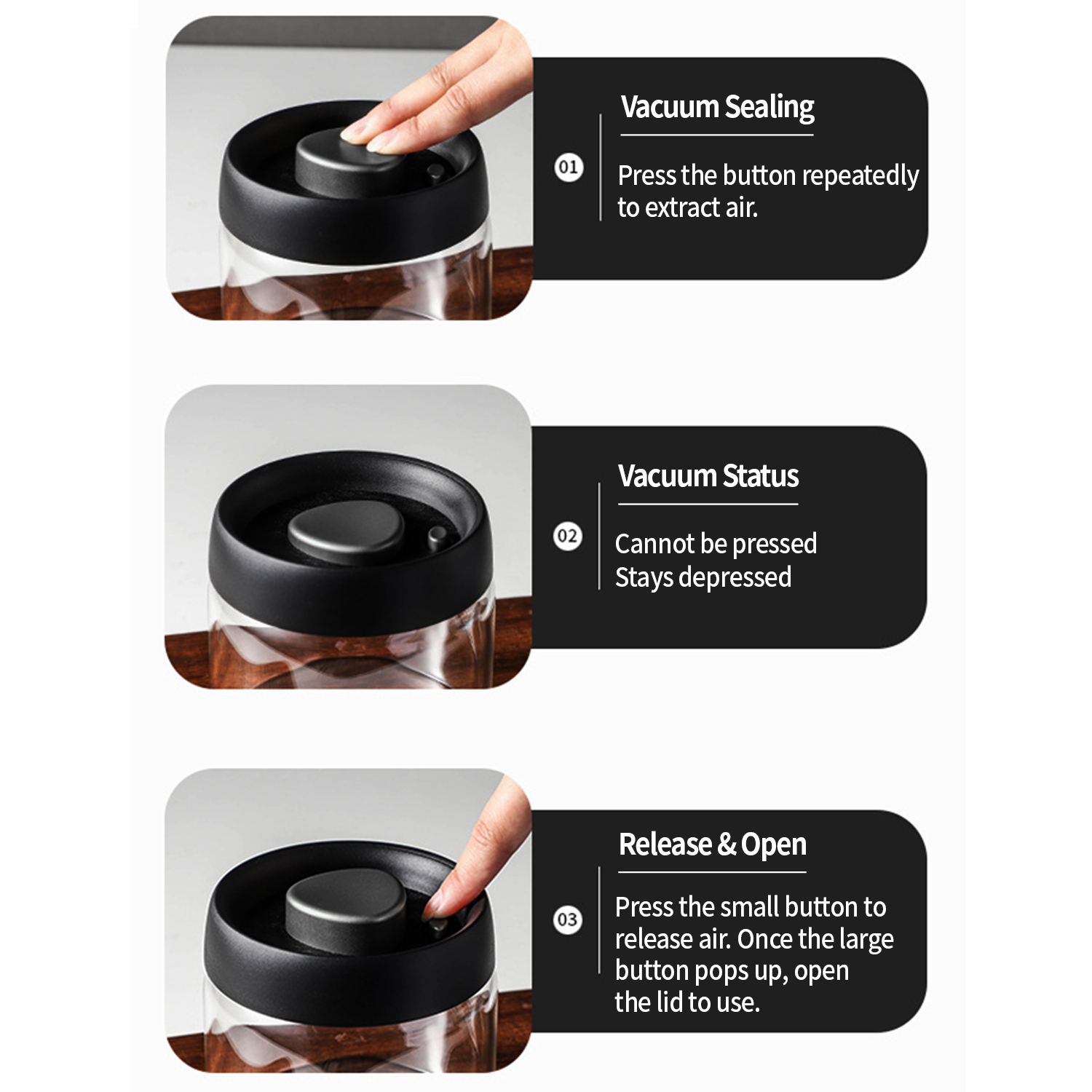 OANKR Vakuum-Kaffeebehälter 50 – Food Storage Jars Airtight Bewertung und Preis