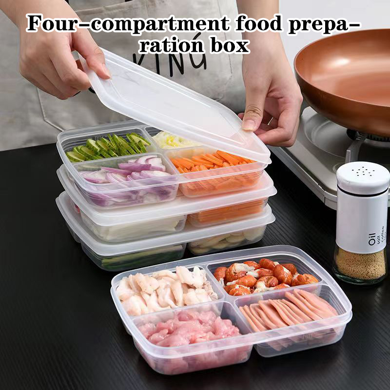 Neu: Tragbare 4-Fächer-Aufbewa – Food Storage With Compartments Bewertung und Preis
