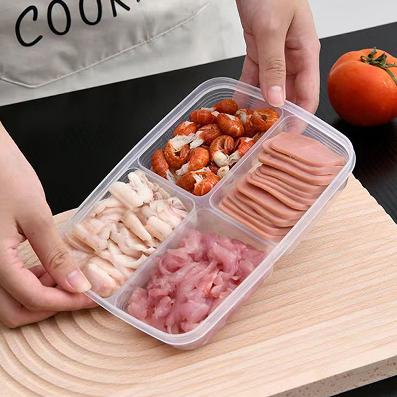 Neu: Tragbare 4-Fächer-Aufbewa – Food Storage With Compartments Bewertung und Preis