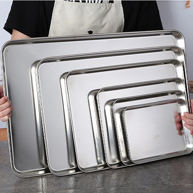 Rechteckige Edelstahl-Servierp – Food Storage Restaurant Bewertung und Preis