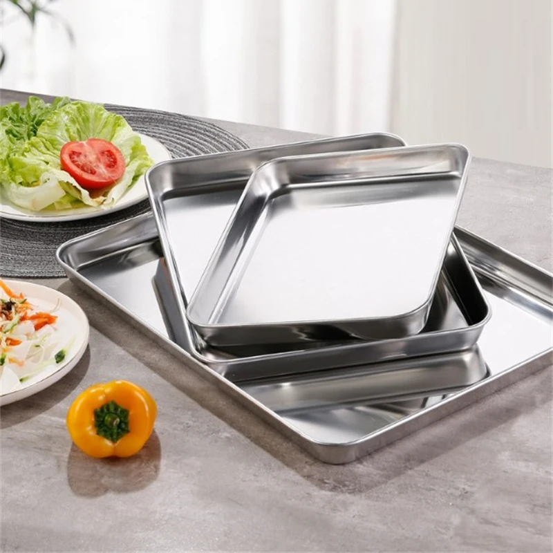 Rechteckige Edelstahl-Servierp – Food Storage Restaurant Bewertung und Preis