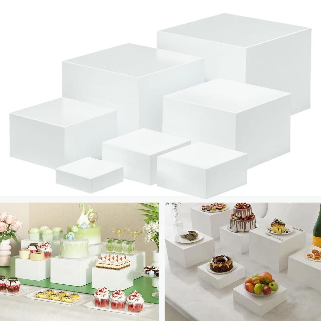 7-teilige Acryl-Würfel-Display – Food Storage Restaurant Bewertung und Preis