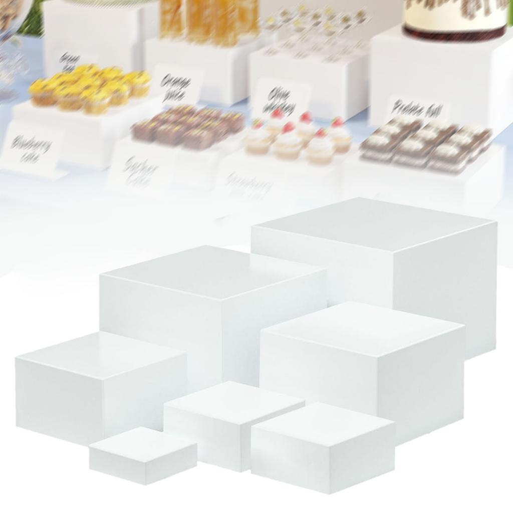 7-teilige Acryl-Würfel-Display – Food Storage Restaurant Bewertung und Preis