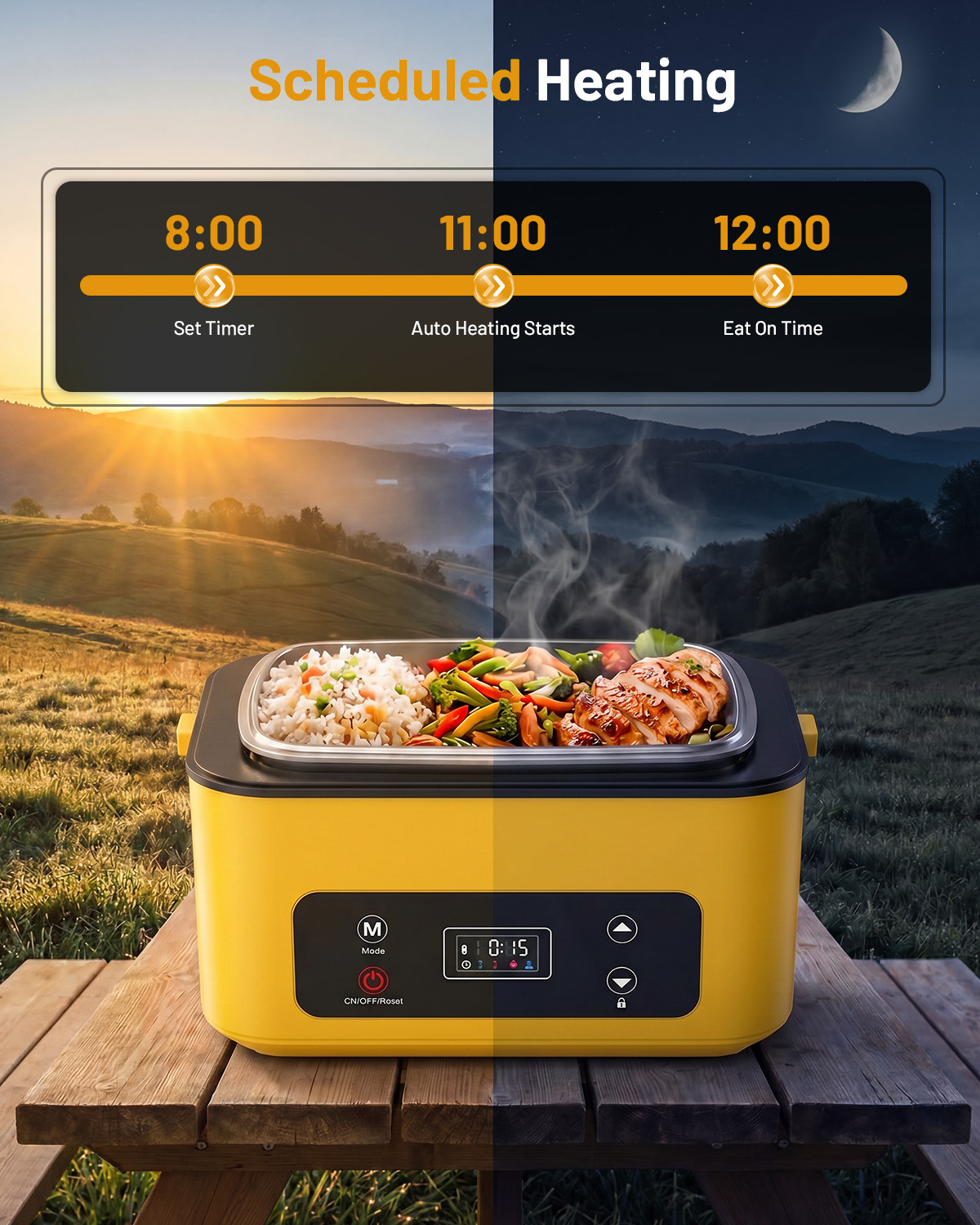 TaskStar Tragbare Beheizte Lun – Food Storage For Camping Bewertung und Preis