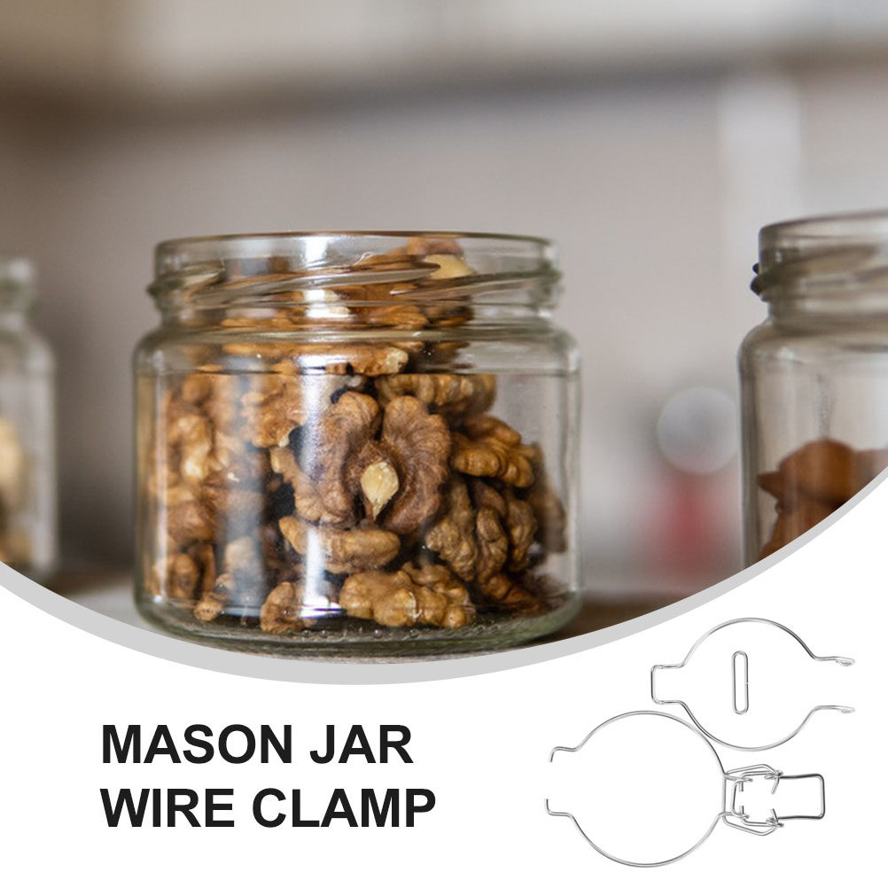 12 Stück Glasgefäß-Drahtklamme – Food Storage Jars Airtight Bewertung und Preis