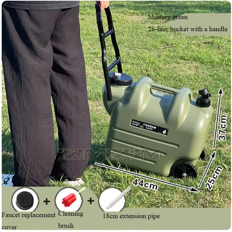 28L Großer Camping-Eimer Leben – Food Storage With Wheels Bewertung und Preis