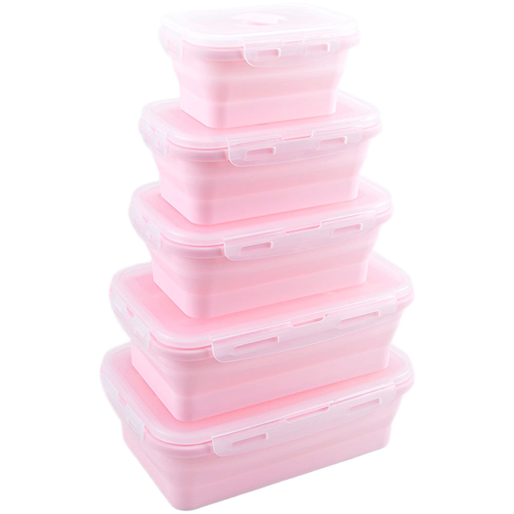 Faltbare Silikon-Lunchbox-Set  – Food Storage Lunch Box Bewertung und Preis