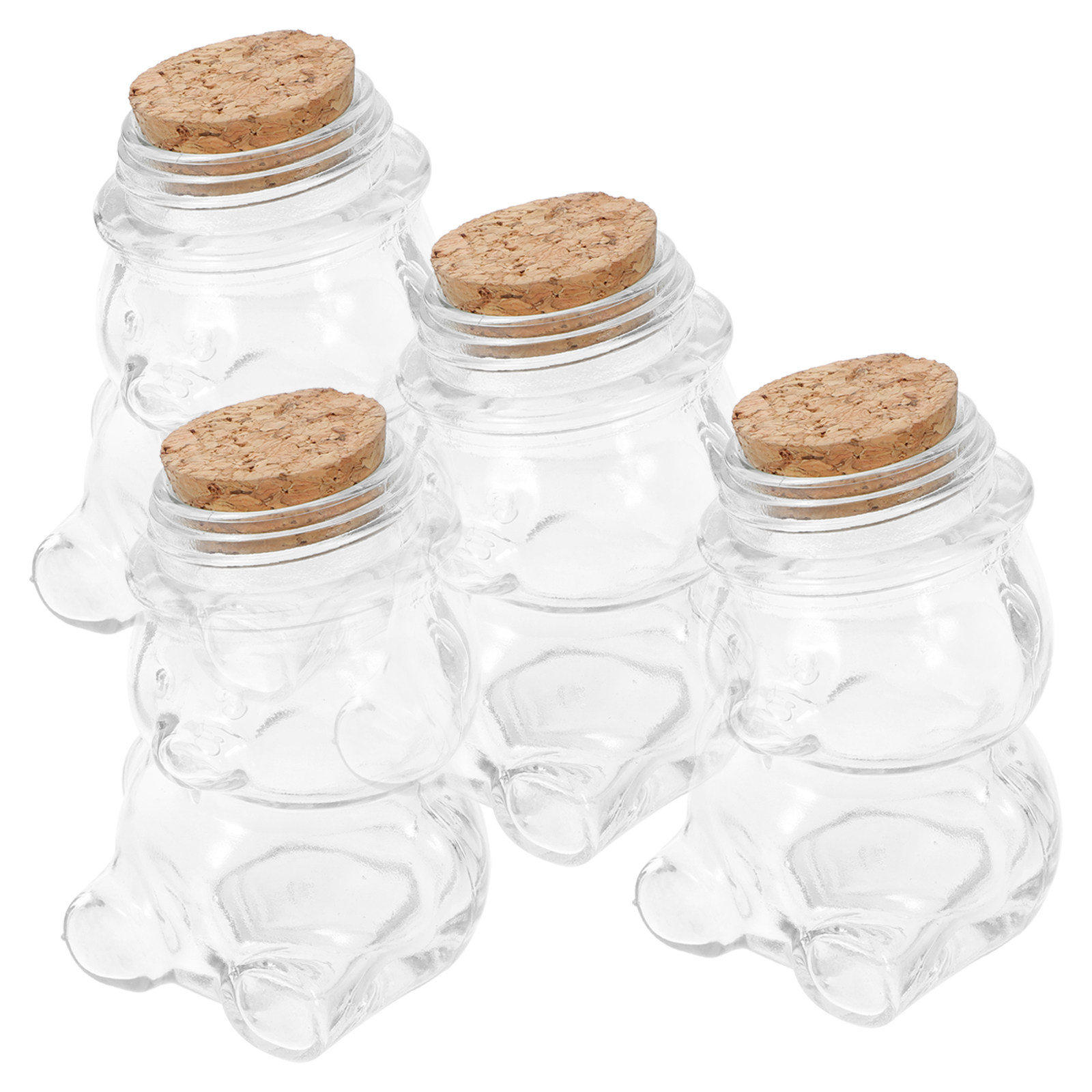4-teiliges Glas-Bonbonglas-Set – Food Storage Jars Airtight Bewertung und Preis